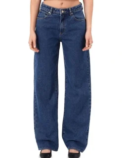 Abrand Jeans 95 Baggy Bella Jeans in Mid Blue