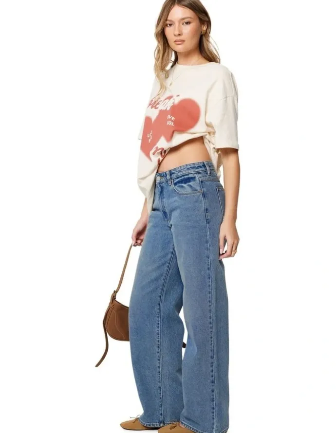 ABrand Jeans 95 Baggy Selena Recycle in Blue