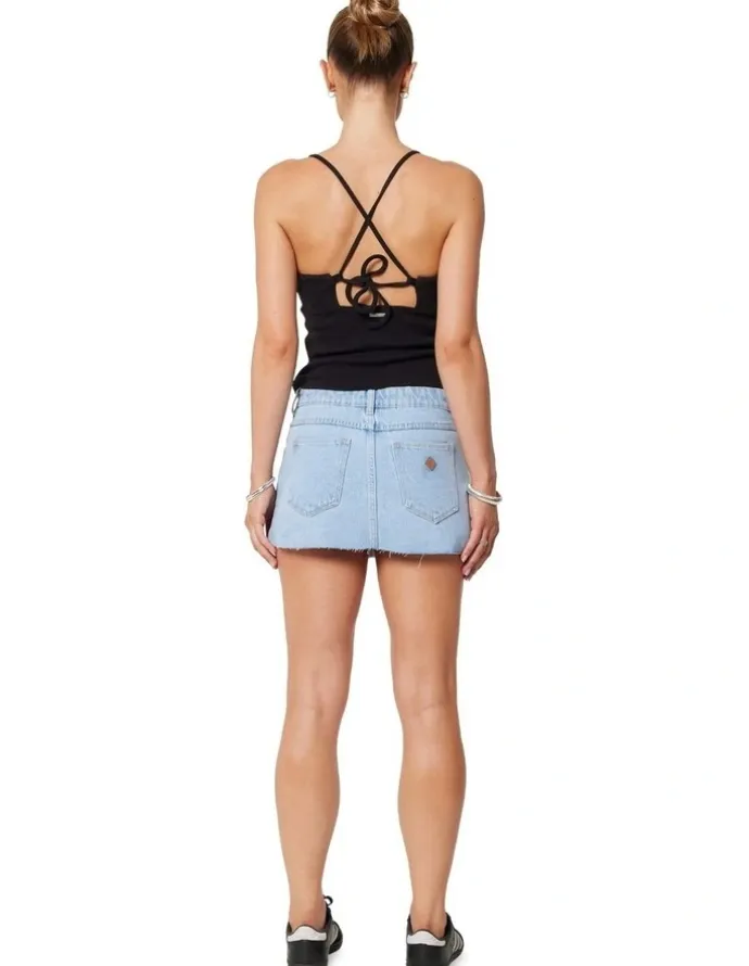 Abrand Jeans 99 Low Skirt Kendall in Light Blue