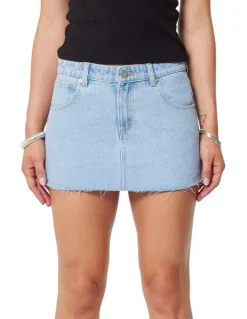 Abrand Jeans 99 Low Skirt Kendall in Light Blue
