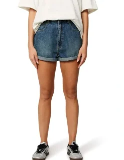 ABrand Jeans Venice Short Andy Turn Up in Blue