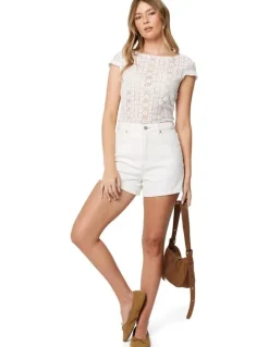 ABrand Jeans Venice Short in Western White