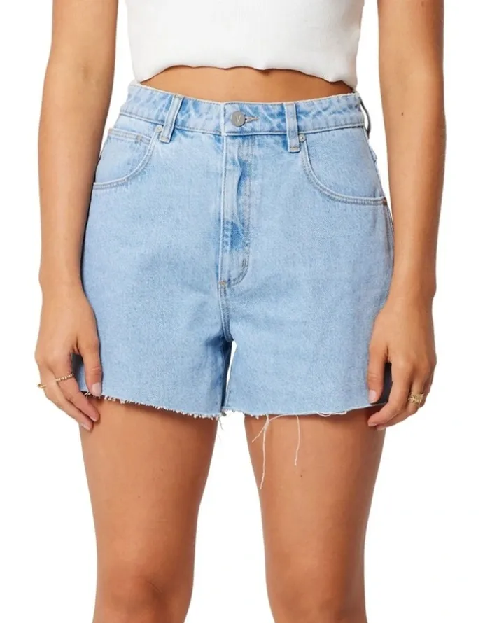 Abrand Jeans Venice Short Kendall in Light Blue