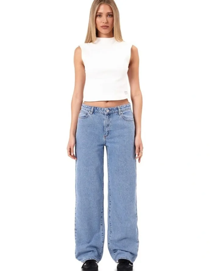 Abrand Jeans 95 Baggy Gigi Jeans in Mid Blue