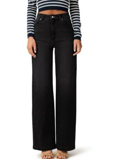 ABrand Jeans 94 High & Wide Tall Sophie Jeans in Black