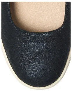 Active Flex Albany Sneakers in Navy Metallic Suede