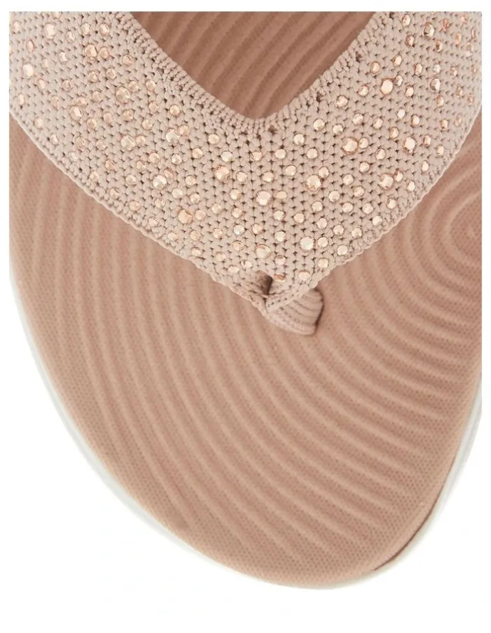 Active Flex Largo Sandals in Blush Diamante