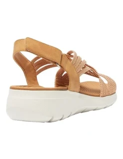 Active Flex Luna Sandals in Tan
