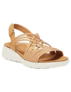 Active Flex Luna Sandals in Tan