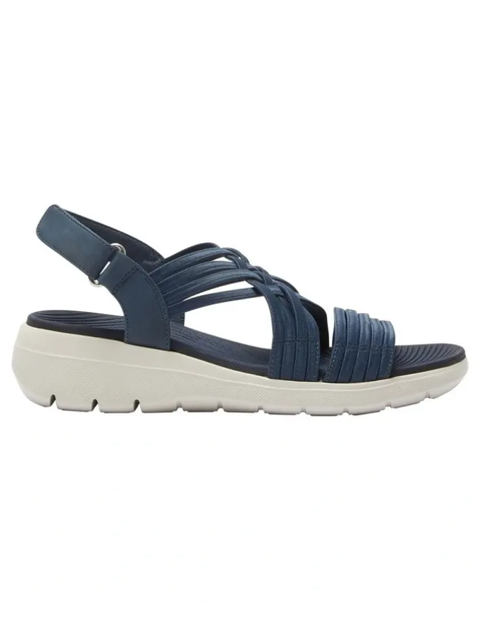 Active Flex Luna Sandals in Navy Elastic