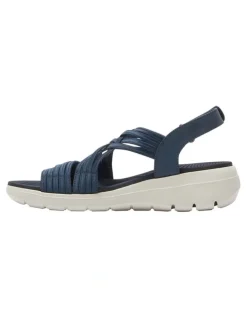 Active Flex Luna Sandals in Navy Elastic