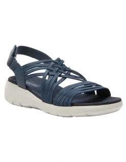 Active Flex Luna Sandals in Navy Elastic