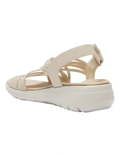 Active Flex Luna Sandals in Beige Multi