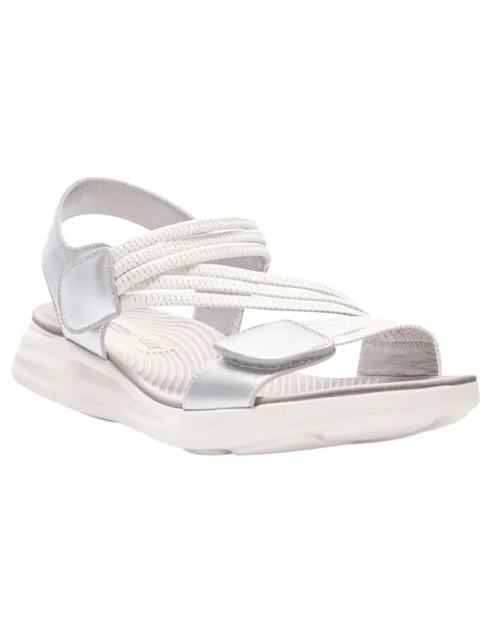 Active Flex Neon Sandals in Silver Multi