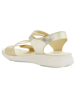 Active Flex Neon Sandals in Gold Multi