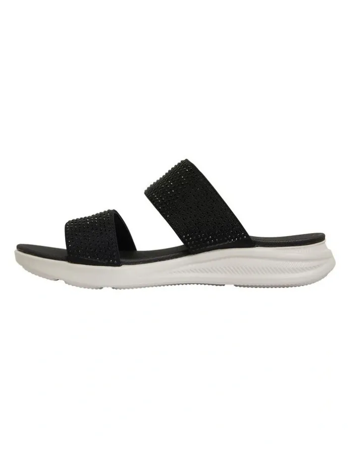 Active Flex Novato Black Diamante Sandals