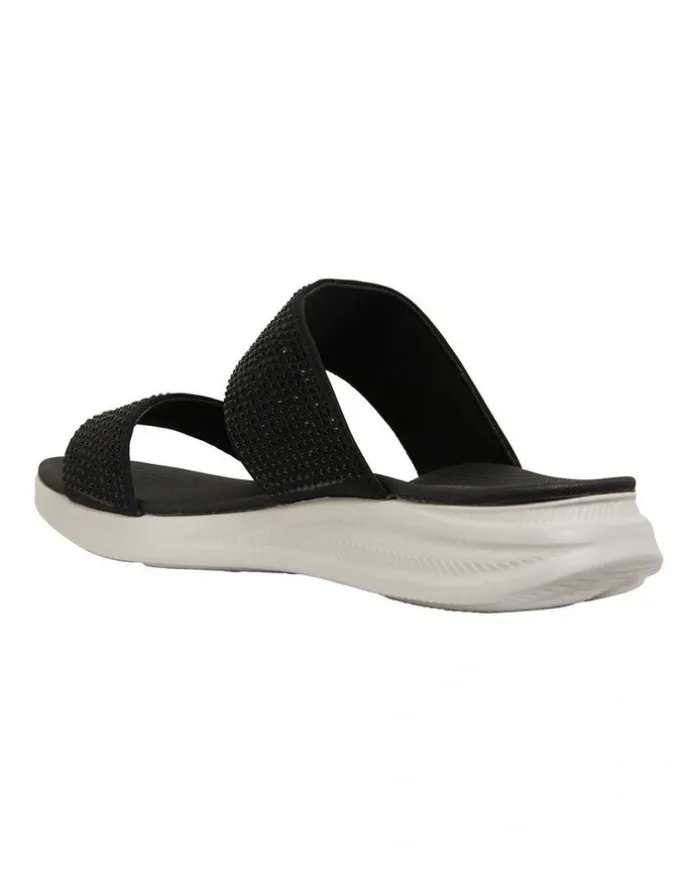 Active Flex Novato Black Diamante Sandals