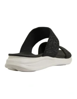 Active Flex Novato Black Diamante Sandals