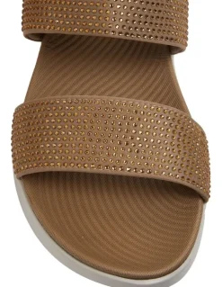 Active Flex Novato Taupe Diamante Sandals