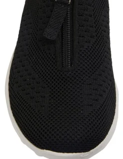 Active Flex Oberon Black Stretch Sneakers