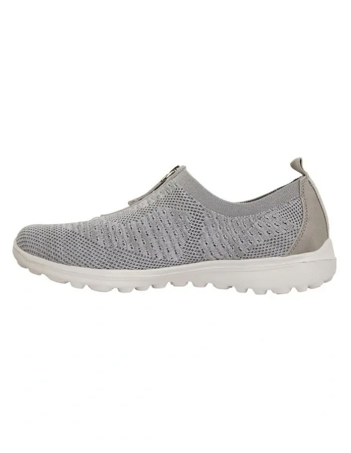 Active Flex Oberon Light Grey Stretch Sneakers