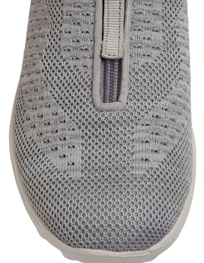 Active Flex Oberon Light Grey Stretch Sneakers