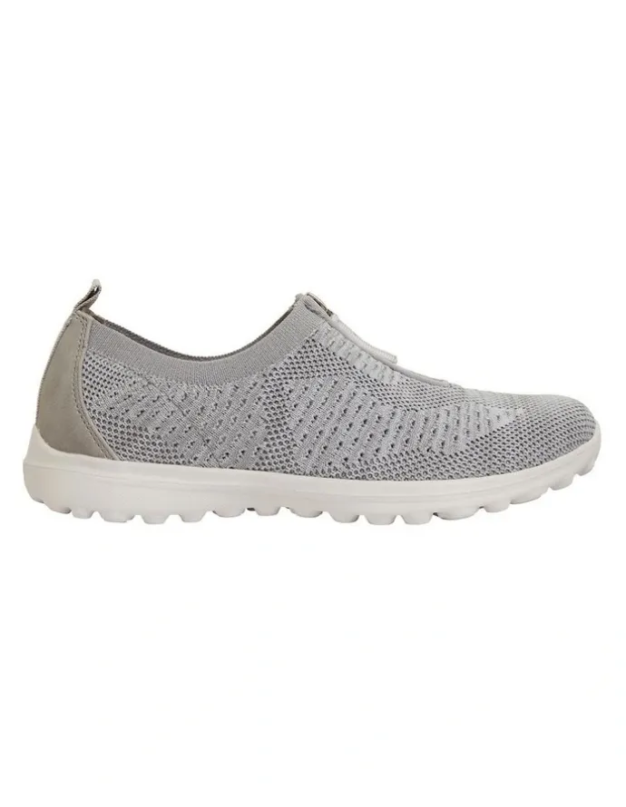 Active Flex Oberon Light Grey Stretch Sneakers