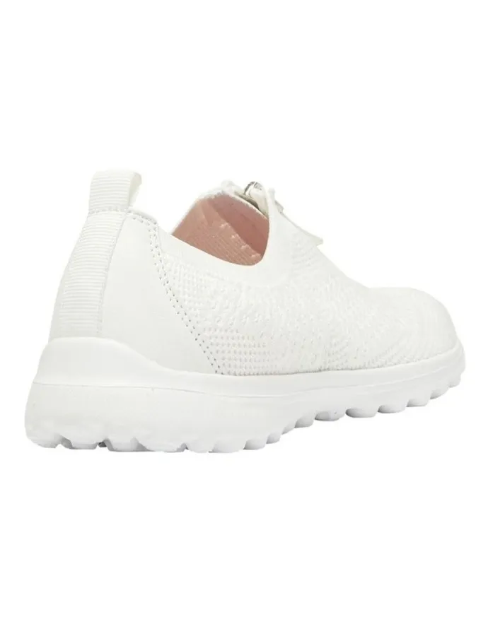 Active Flex Oberon Sneakers in White Stretch