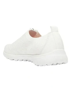 Active Flex Oberon Sneakers in White Stretch