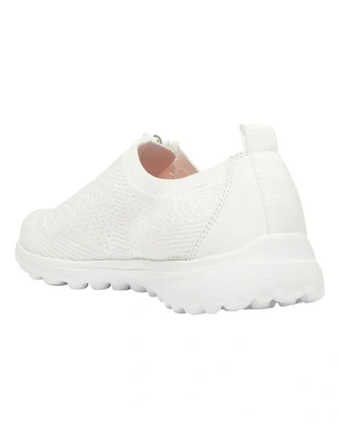 Active Flex Oberon Sneakers in White Stretch
