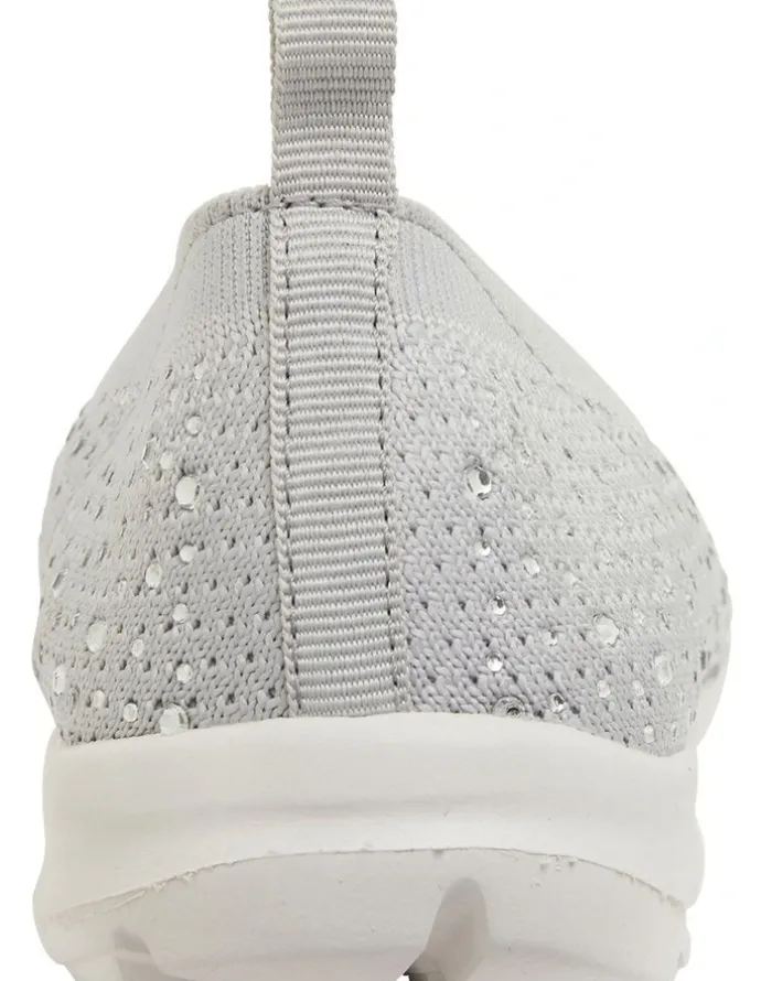 Active Flex Patrice Light Grey Diamante Sneakers