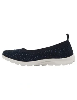 Active Flex Patrice Navy Diamante Sneakers