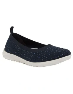 Active Flex Patrice Navy Diamante Sneakers