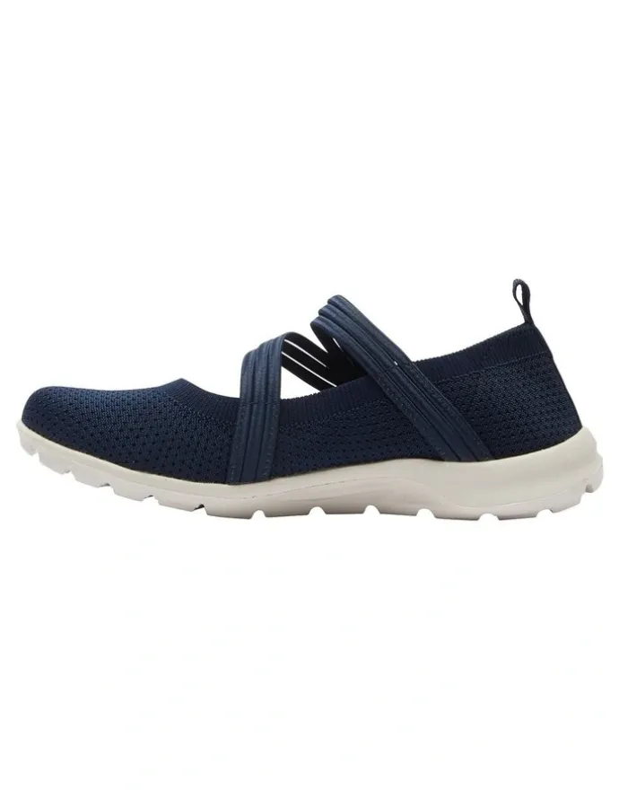 Active Flex Patsy Sneakers in Navy Stretch