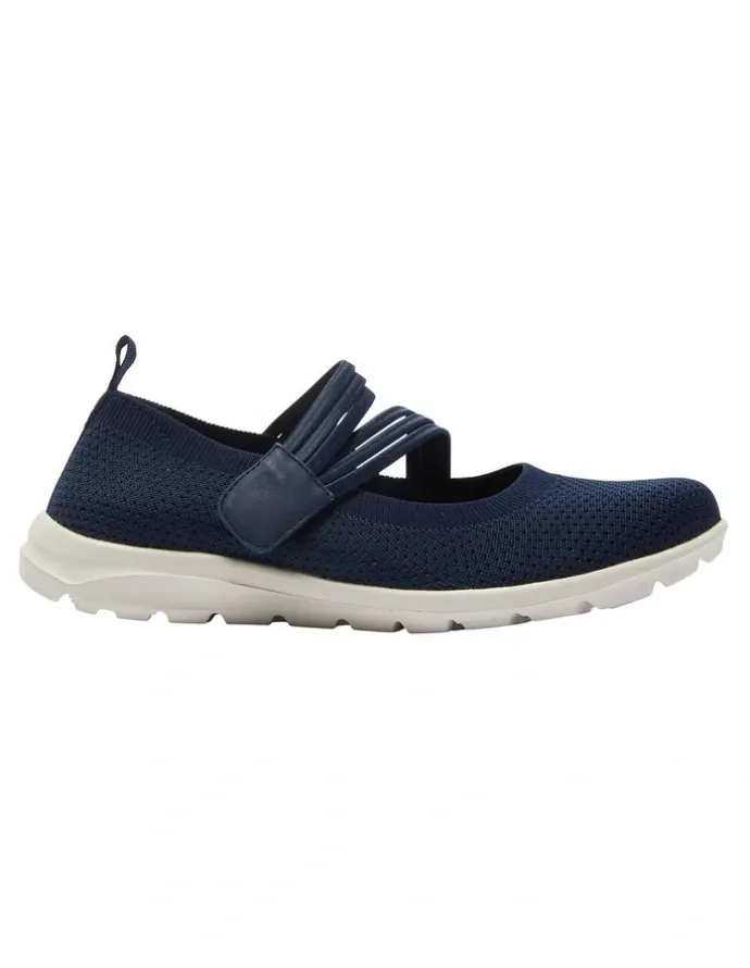 Active Flex Patsy Sneakers in Navy Stretch