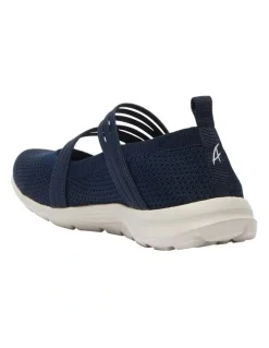 Active Flex Patsy Sneakers in Navy Stretch