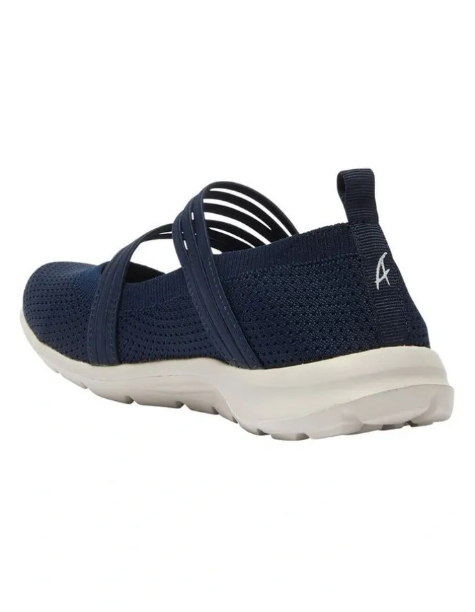 Active Flex Patsy Sneakers in Navy Stretch