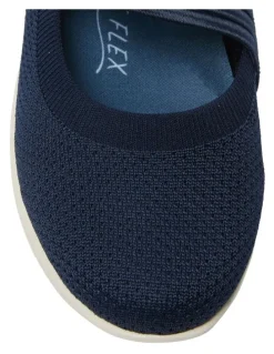 Active Flex Patsy Sneakers in Navy Stretch