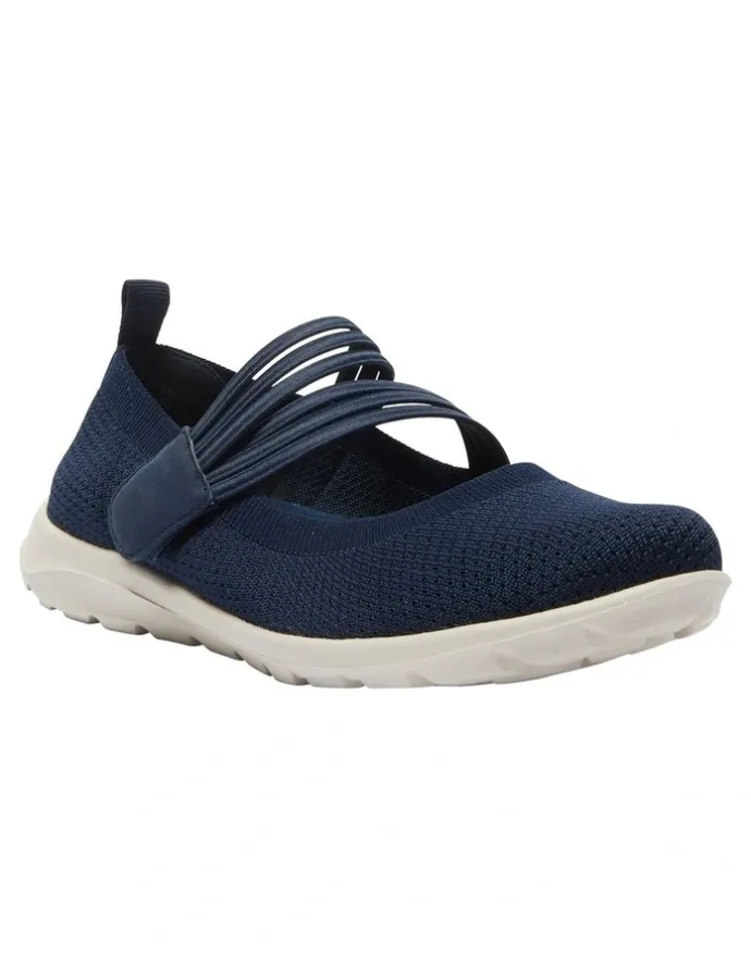 Active Flex Patsy Sneakers in Navy Stretch