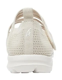 Active Flex Patsy Sneakers in Beige Stretch