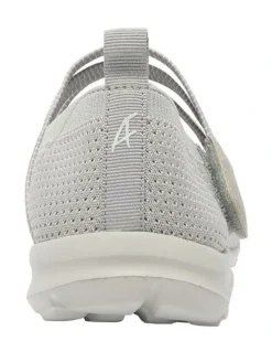Active Flex Patsy Sneakers in Light Grey Stretch