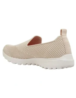 Active Flex Peak Beige Stretch Sneakers
