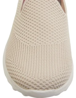 Active Flex Peak Beige Stretch Sneakers