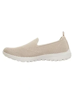 Active Flex Peak Beige Stretch Sneakers