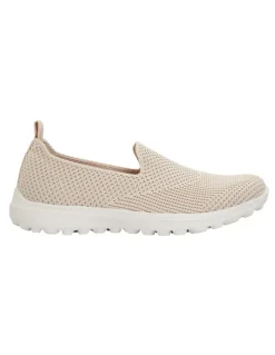 Active Flex Peak Beige Stretch Sneakers
