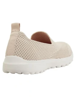 Active Flex Peak Beige Stretch Sneakers