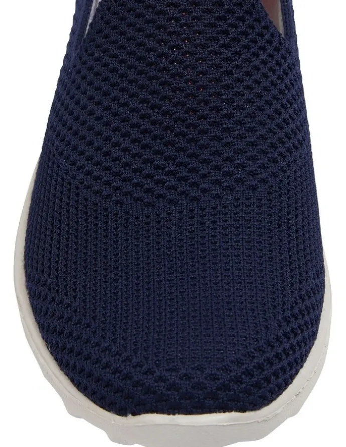 Active Flex Peak Navy Stretch Sneakers