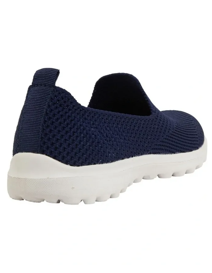 Active Flex Peak Navy Stretch Sneakers