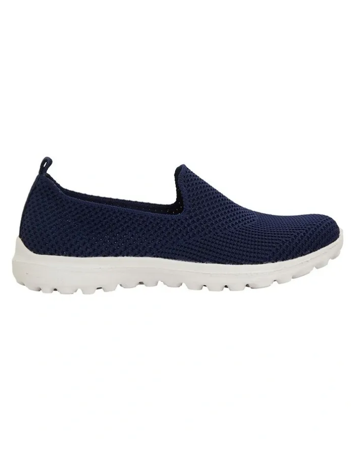Active Flex Peak Navy Stretch Sneakers