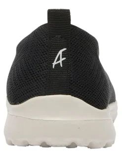 Active Flex Perry Sneakers in Black Stretch